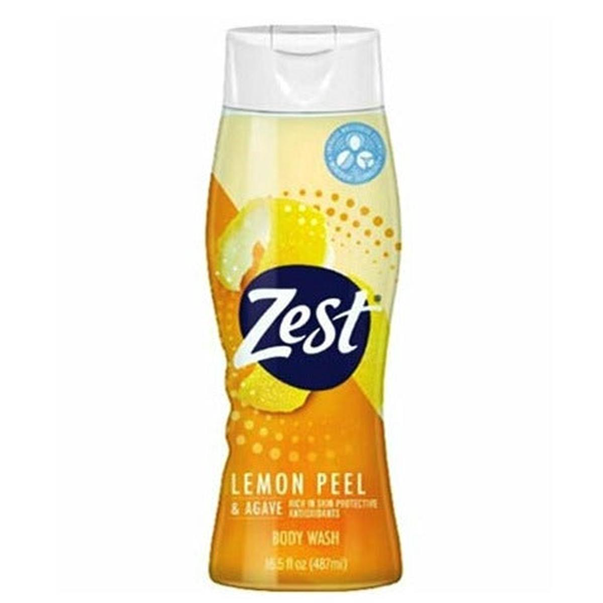 Zest Antioxidant Body Wash Lemon Peel 038 Agave 8211 18 Oz