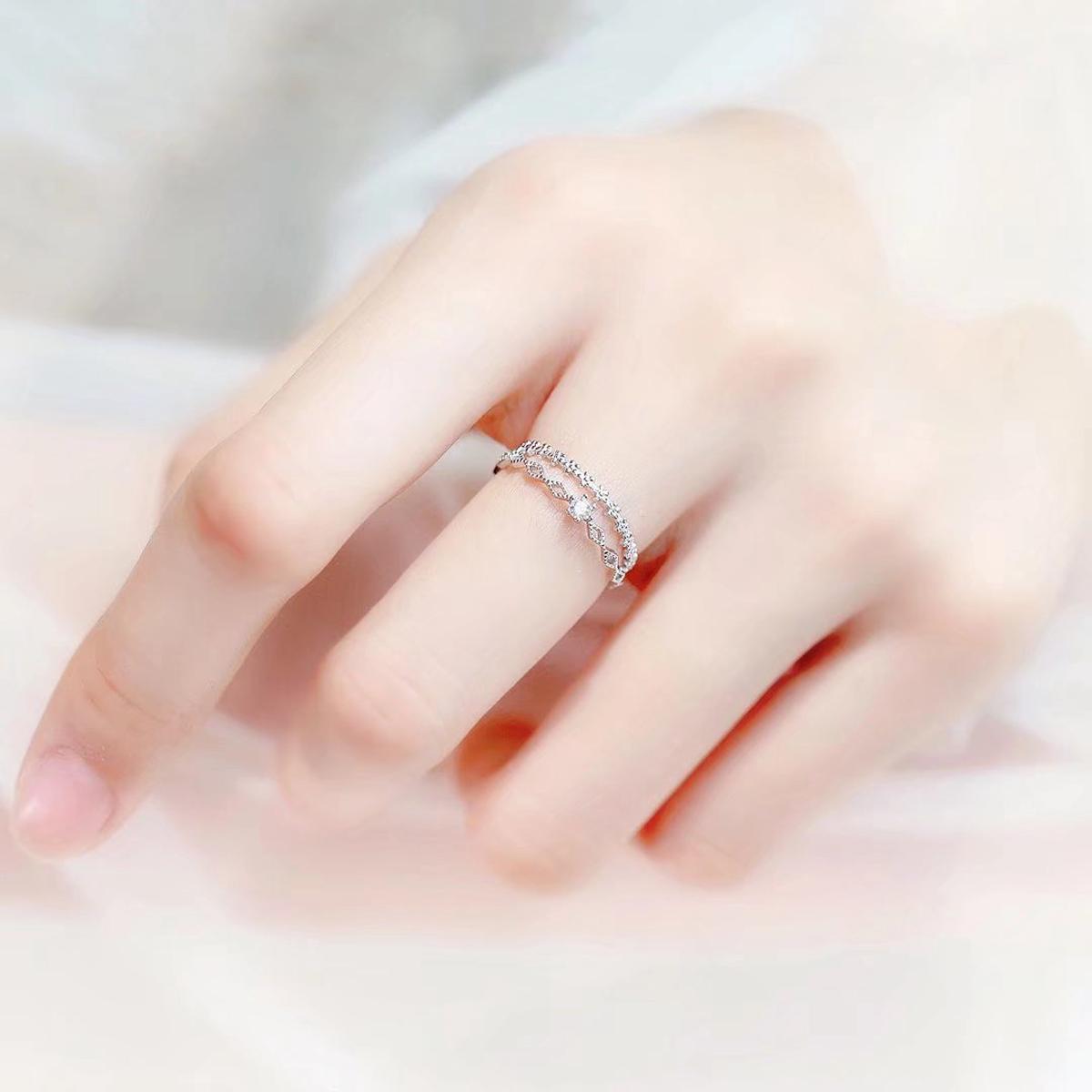[Flower City Jewelry Direct Mail from the United States] 925 sterling silver fashion jewelry womens ring-Gypsophila style