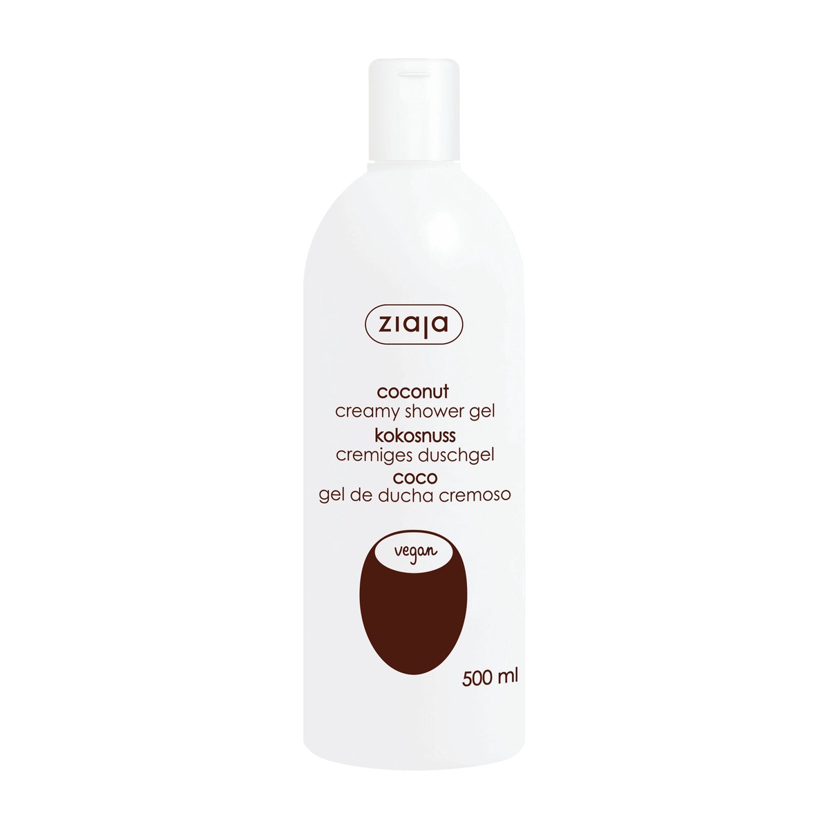 Ziaja Shower gel COCONUT, 500 mL