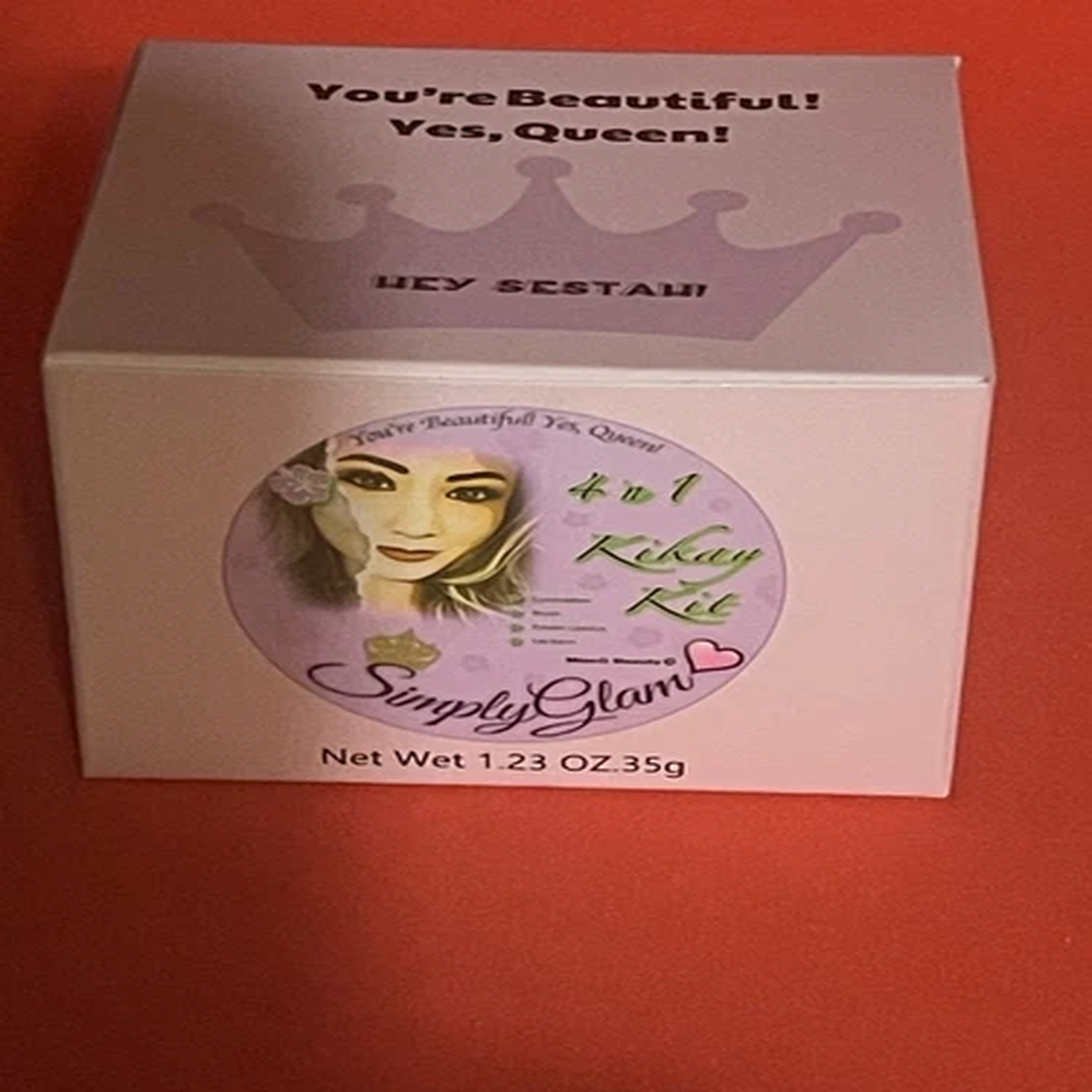 4in1 Kikay Kit Travel Beauty Compact (Hot Vermillion)