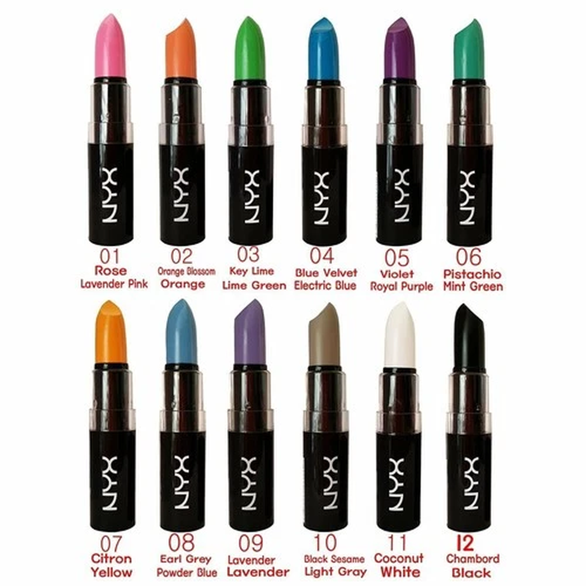 ( 3 PACK) NYX Professional Makeup Velvet Matte/MACRON  Lipstick YOU CHOOSE