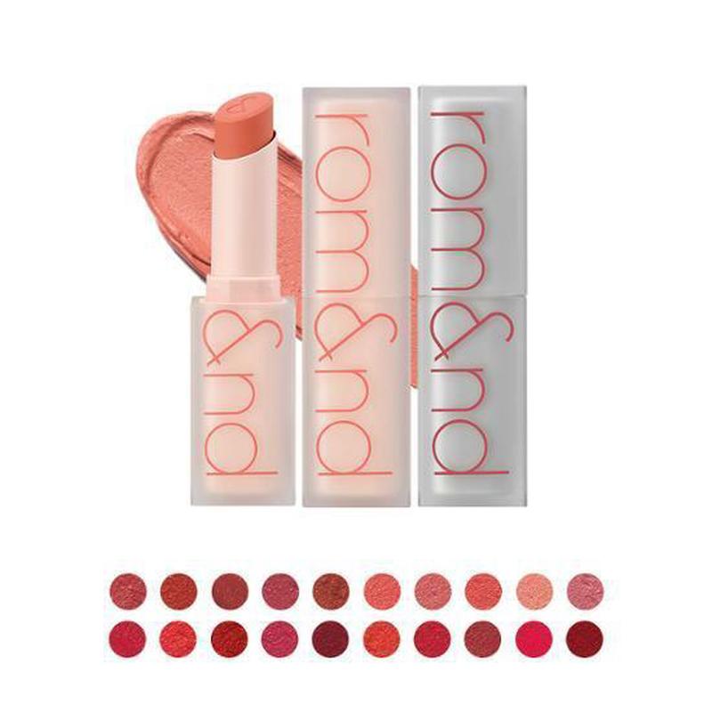 ZERO MATTE LIPSTICK (20 Colors), rom&nd