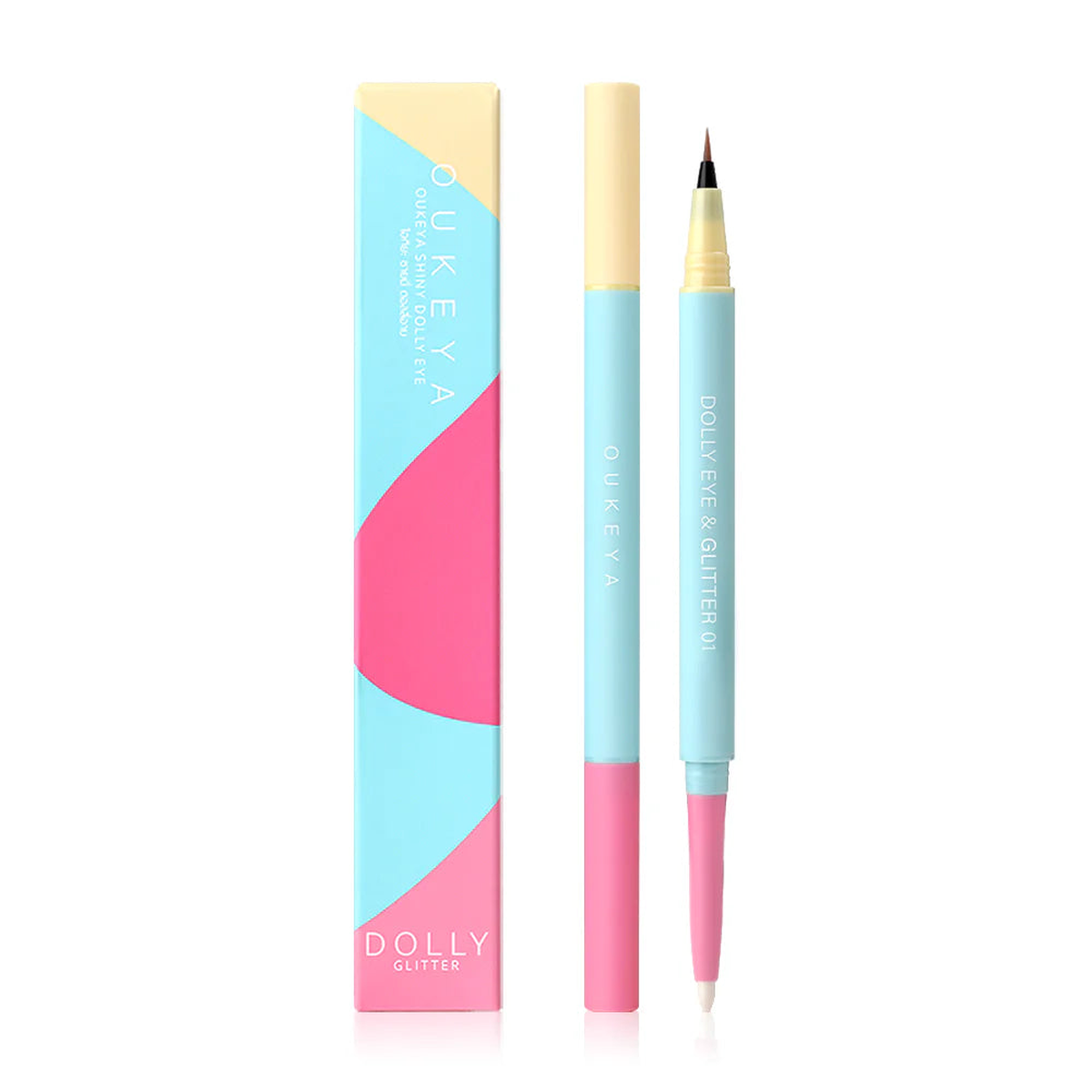 OUKEYA Shiny Dolly Eye Pen [0.25g + 0.8g] #01